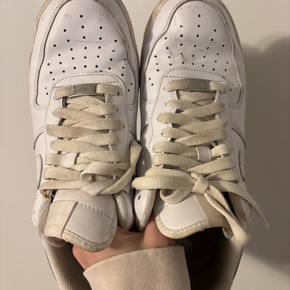 Women's White Leather Sneakers